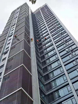 高層住宅外牆清洗